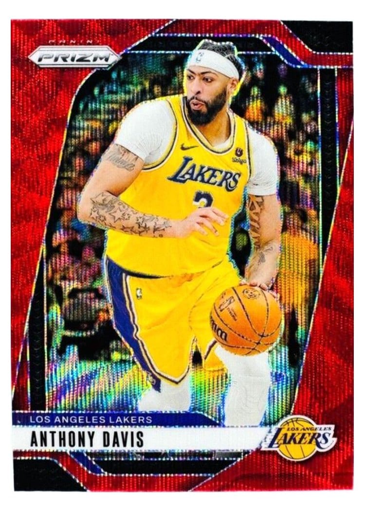 2024-25 Panini Prizm Base Set Anthony Davis #195 card