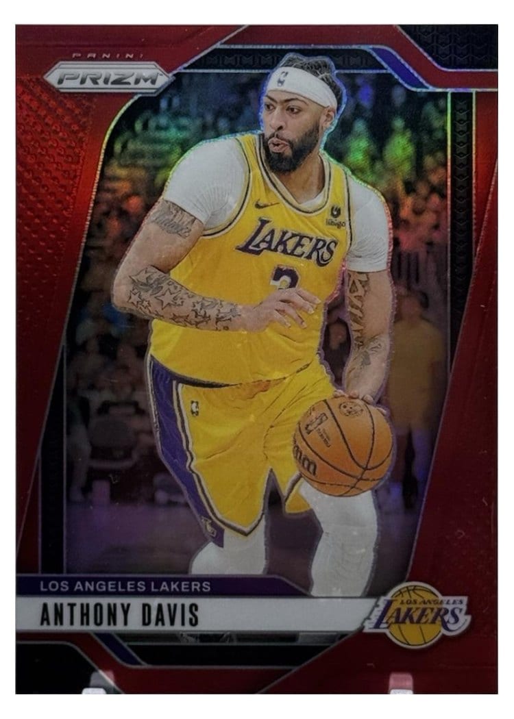 2024-25 Panini Prizm Base Set Anthony Davis #195 card
