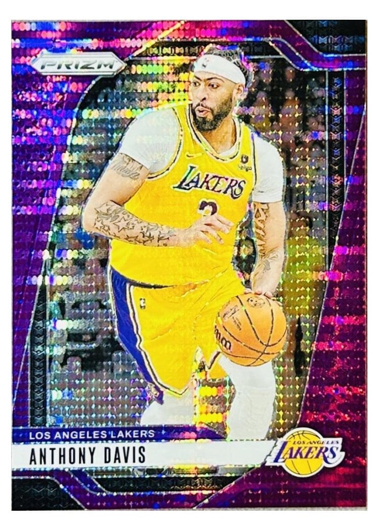2024-25 Panini Prizm Base Set Anthony Davis #195 card