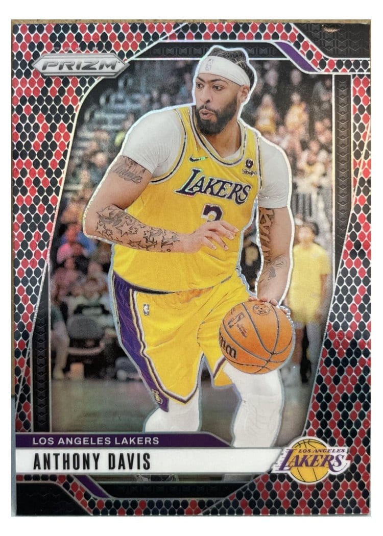 2024-25 Panini Prizm Base Set Anthony Davis #195 card