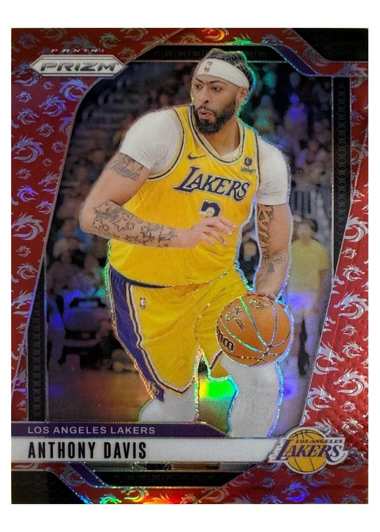 2024-25 Panini Prizm Base Set Anthony Davis #195 card