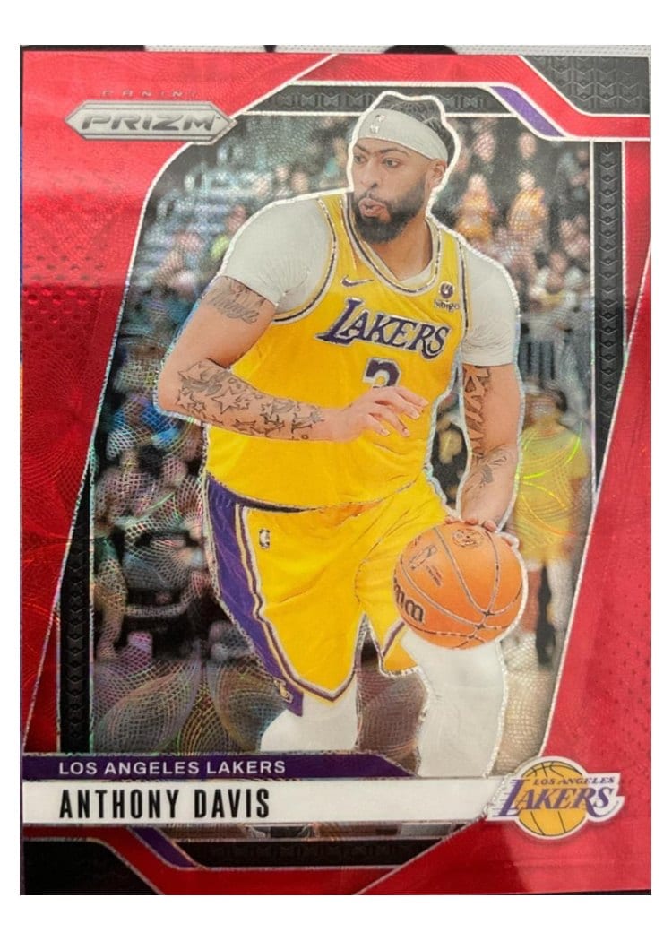 2024-25 Panini Prizm Base Set Anthony Davis #195 card