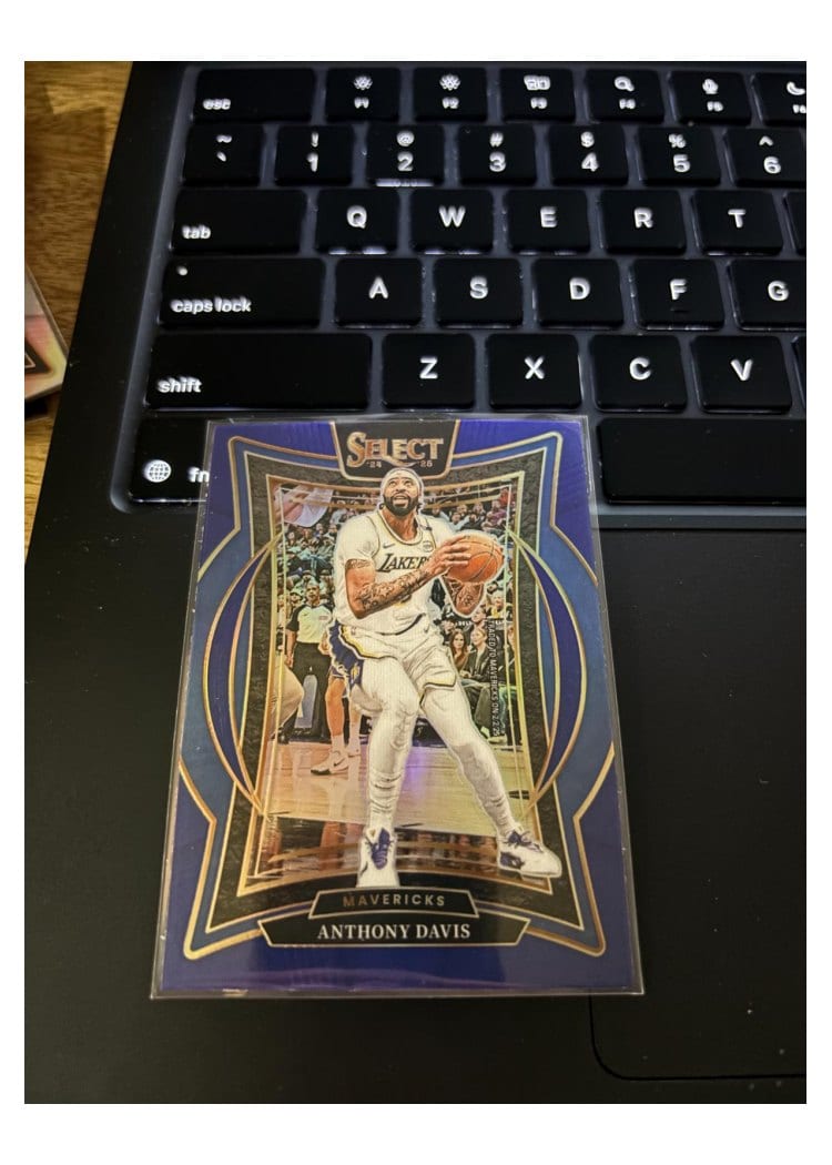 2024-25 Panini Select Base Set Anthony Davis #25 card
