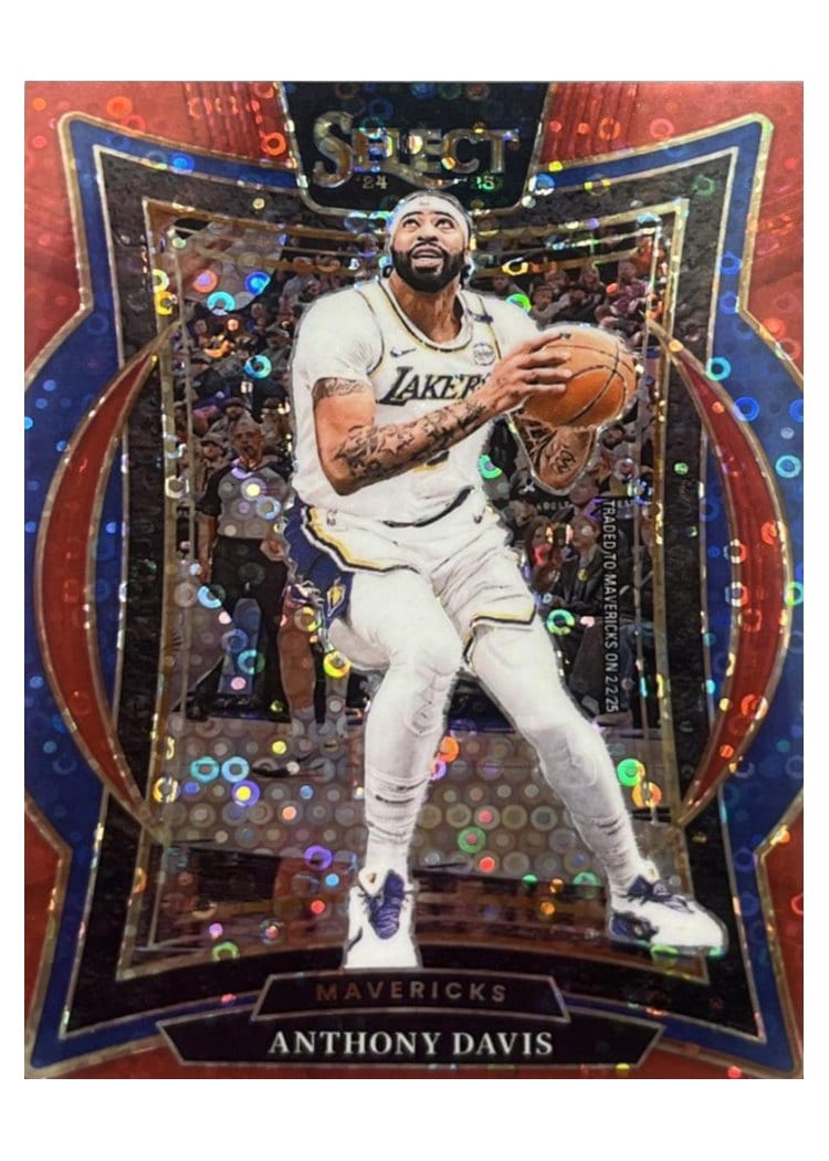 2024-25 Panini Select Base Set Anthony Davis #25 card