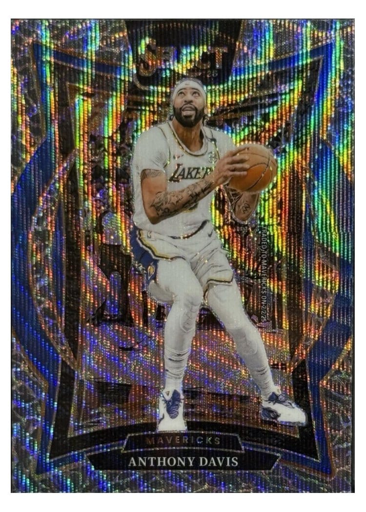 2024-25 Panini Select Base Set Anthony Davis #25 card