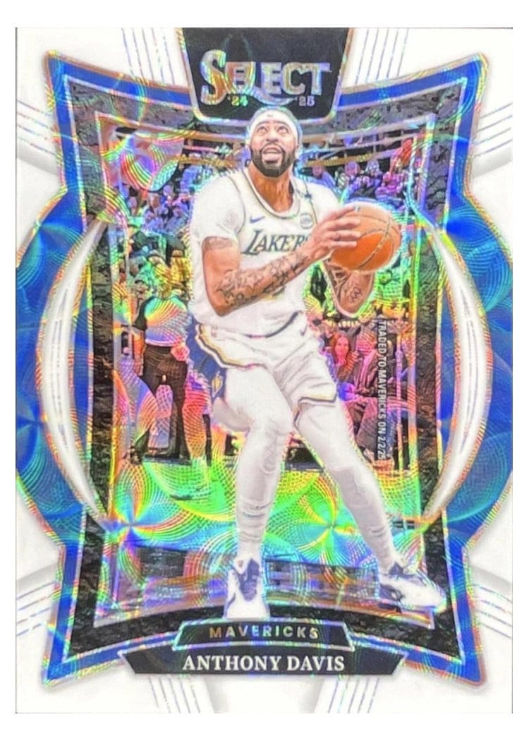 2024-25 Panini Select Base Set Anthony Davis #25 card