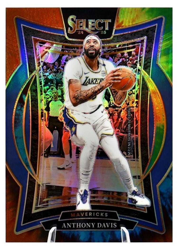 2024-25 Panini Select Base Set Anthony Davis #25 card