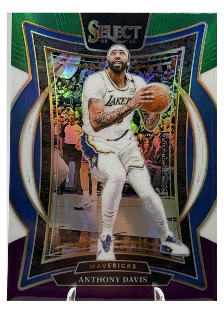 2024-25 Panini Select Base Set Anthony Davis #25 card
