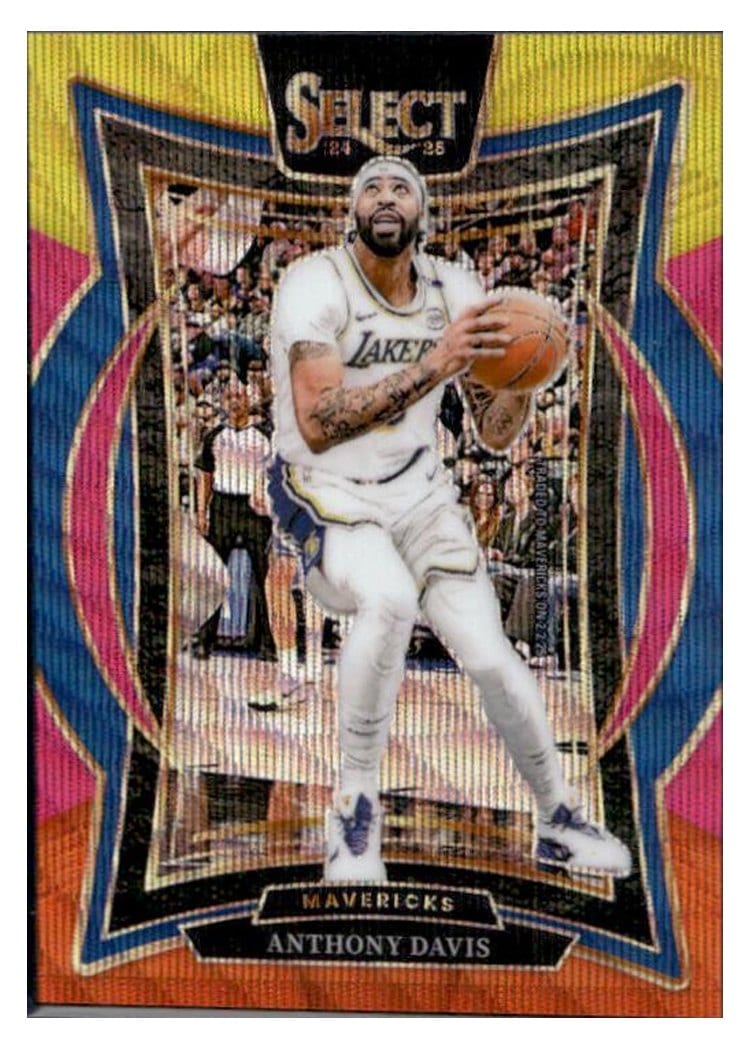 2024-25 Panini Select Base Set Anthony Davis #25 card