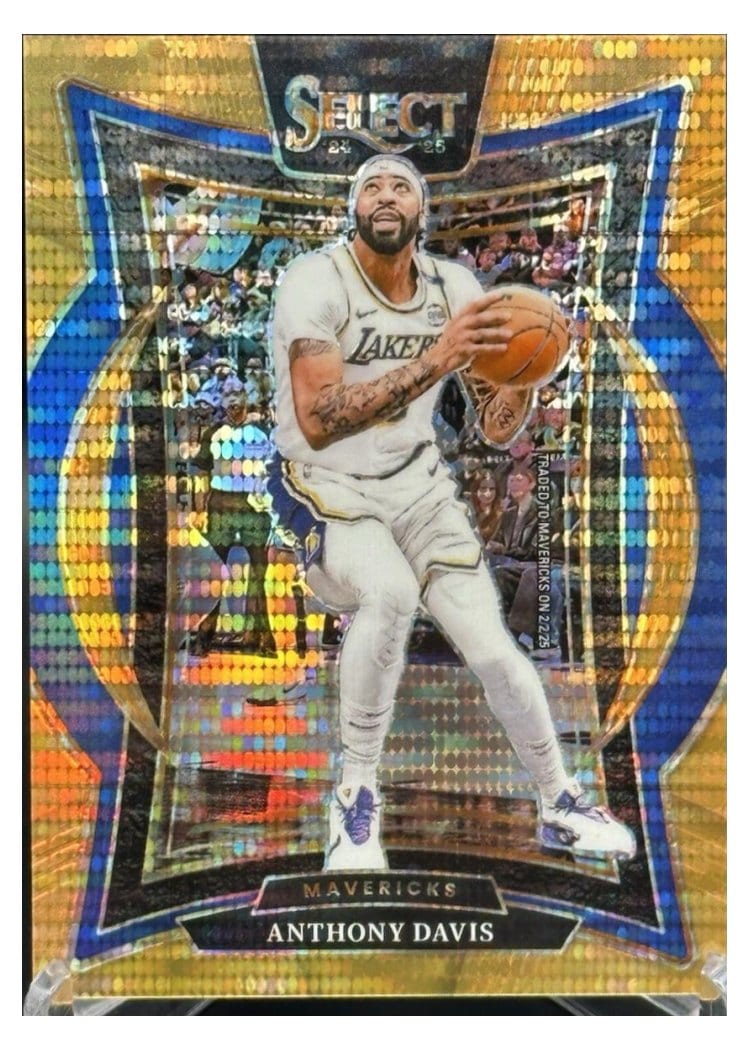 2024-25 Panini Select Base Set Anthony Davis #25 card