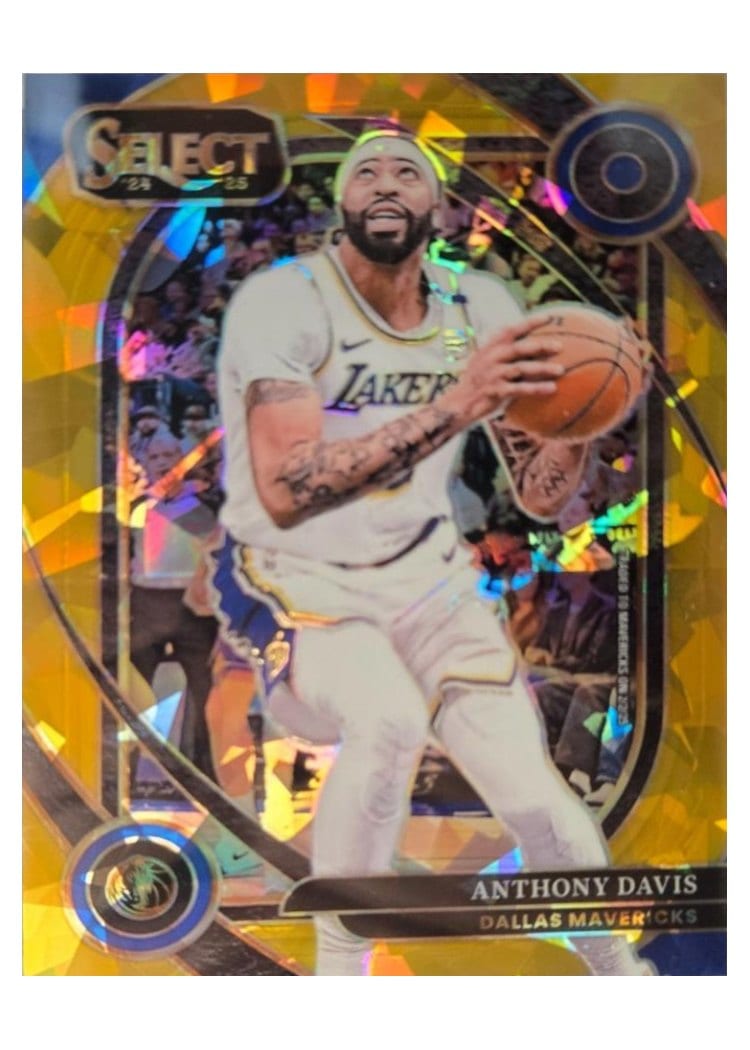 2024-25 Panini Select Base Set Anthony Davis #25 card