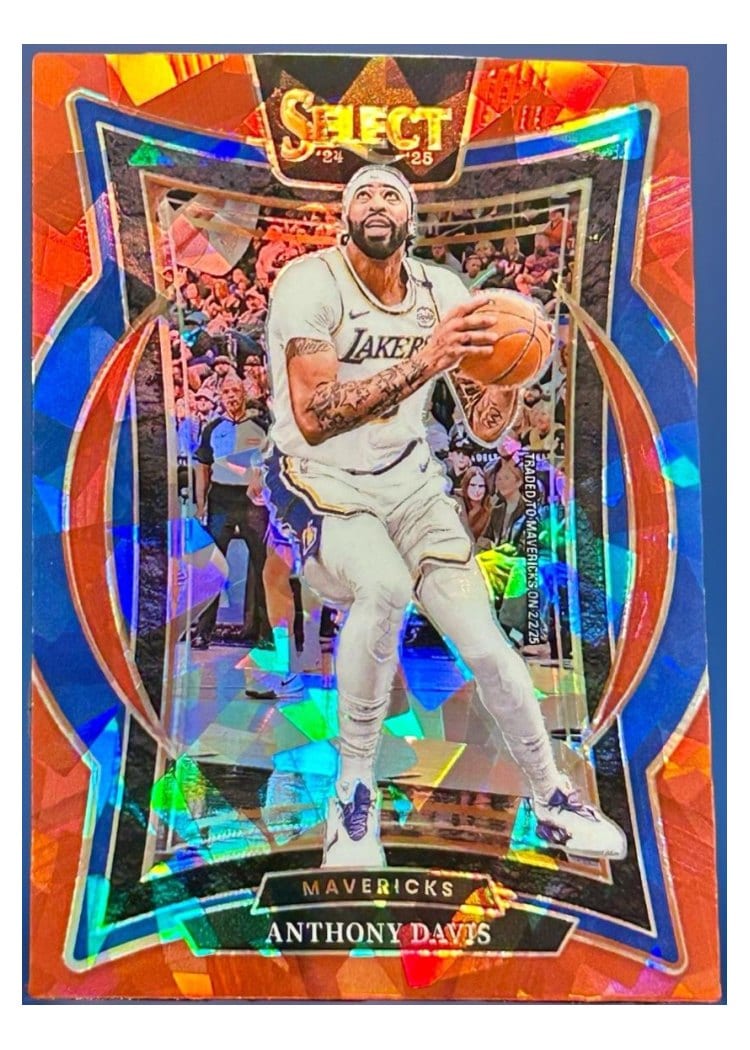 2024-25 Panini Select Base Set Anthony Davis #25 card