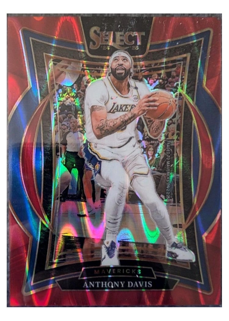 2024-25 Panini Select Base Set Anthony Davis #25 card