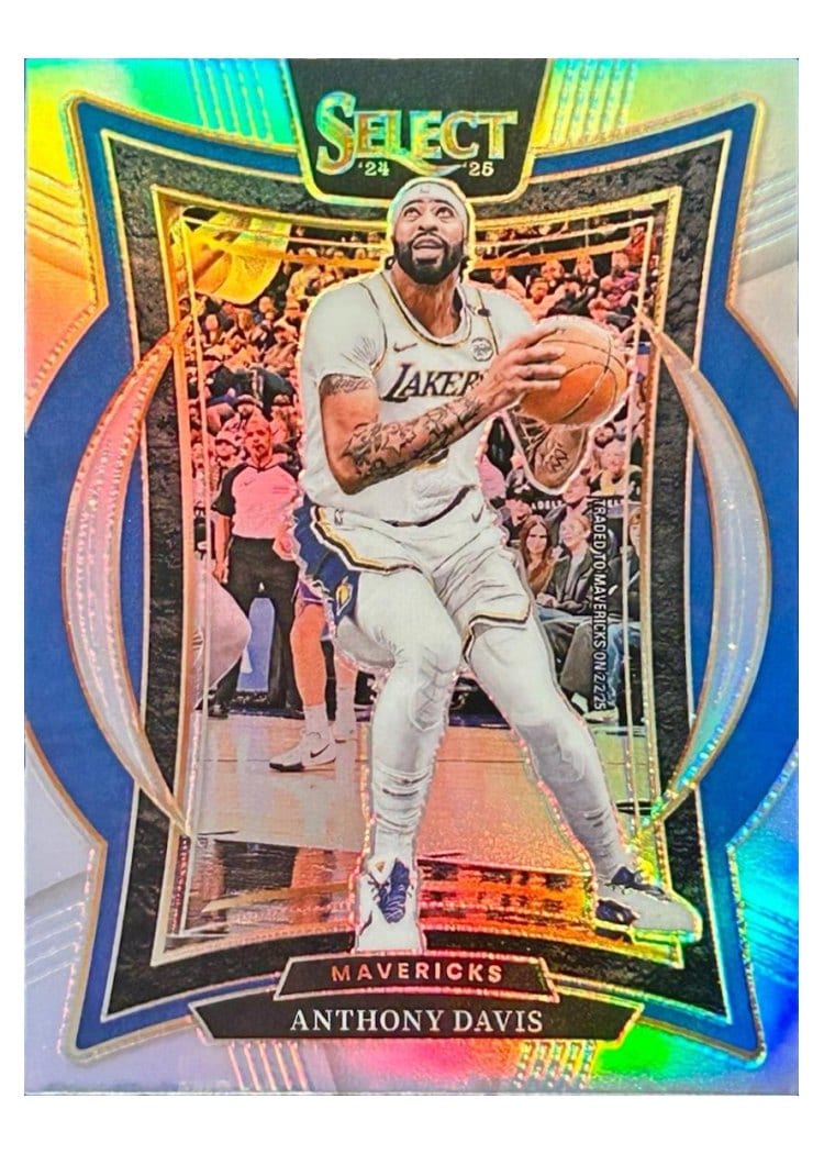 2024-25 Panini Select Base Set Anthony Davis #25 card