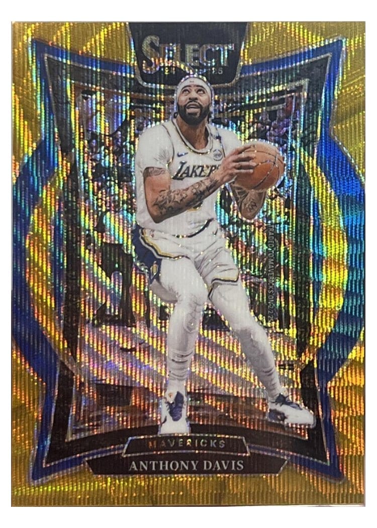 2024-25 Panini Select Base Set Anthony Davis #25 card