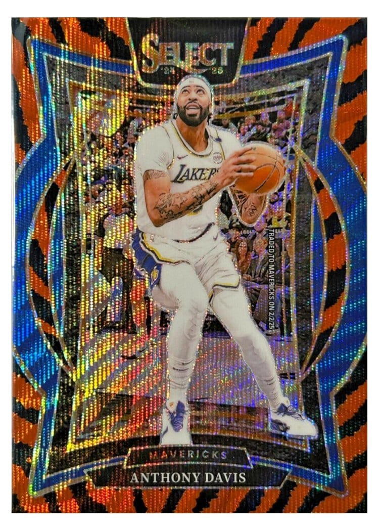 2024-25 Panini Select Base Set Anthony Davis #25 card