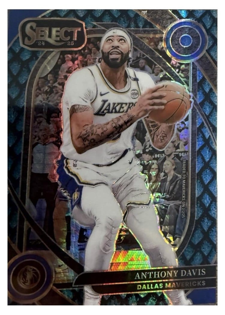 2024-25 Panini Select Base Set Anthony Davis #25 card