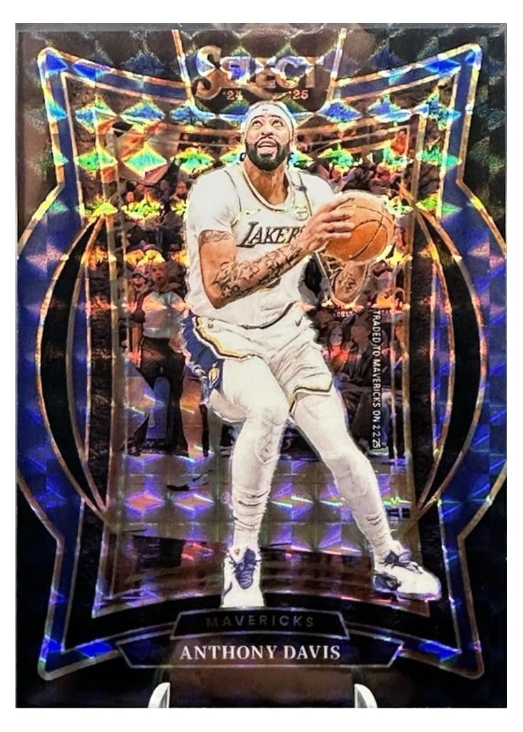 2024-25 Panini Select Base Set Anthony Davis #25 card