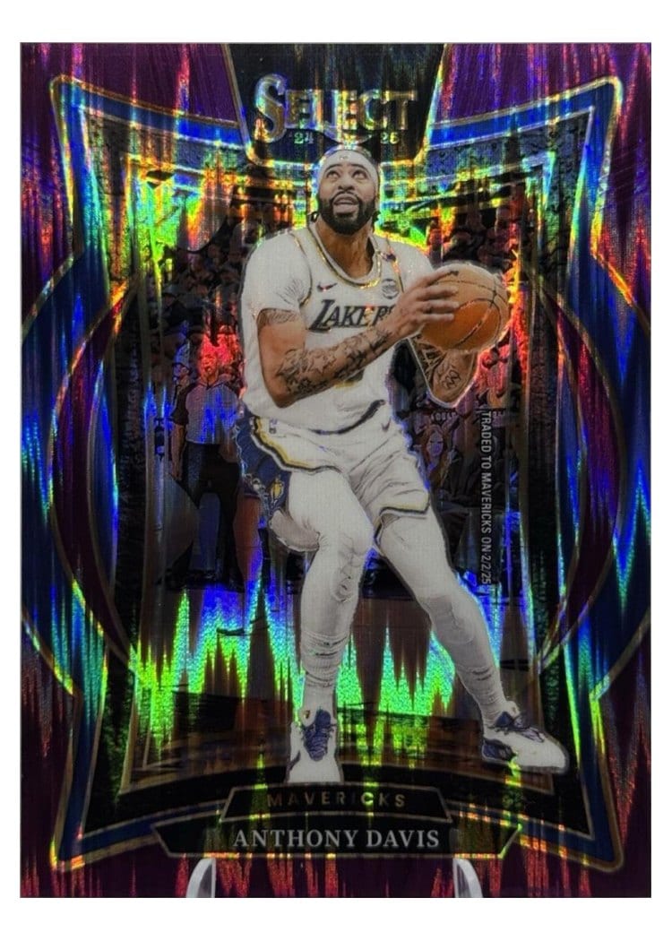 2024-25 Panini Select Base Set Anthony Davis #25 card