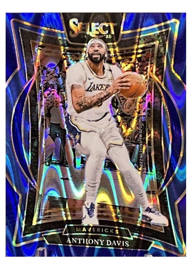 2024-25 Panini Select Base Set Anthony Davis #25 card