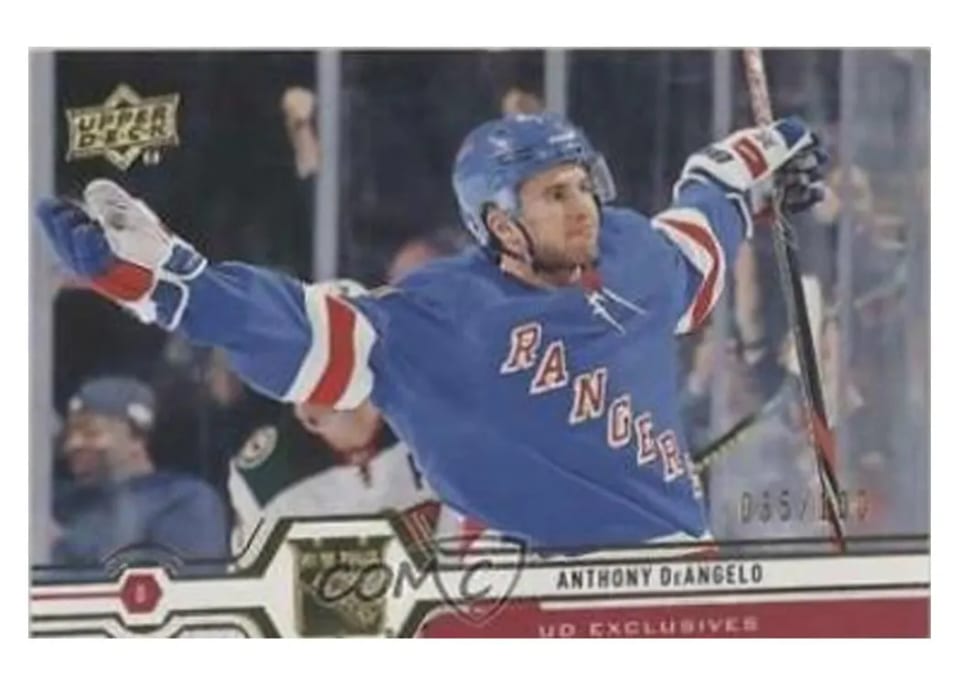 2019-20 Upper Deck Base Set Anthony DeAngelo #341 card