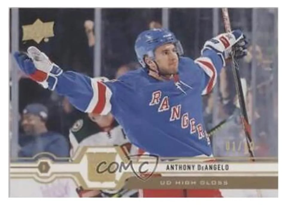 2019-20 Upper Deck Base Set Anthony DeAngelo #341 card