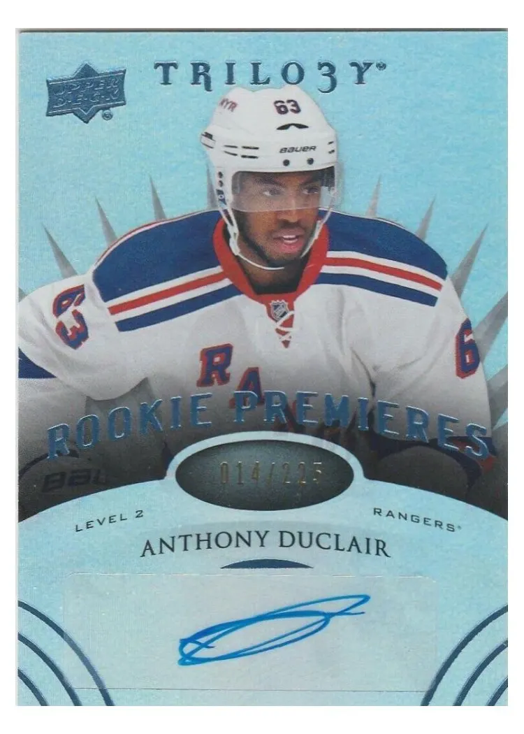 2014 Upper Deck Trilogy Anthony Duclair #158 card