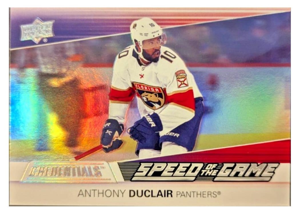 2021-22 Upper Deck Credentials Speed of the Game Anthony Duclair #SG2 card