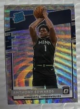 2020 Panini Donruss Optic Anthony Edwards #151 card