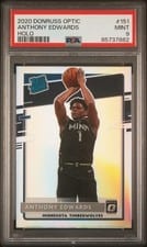 2020 Panini Donruss Optic Anthony Edwards #151 card