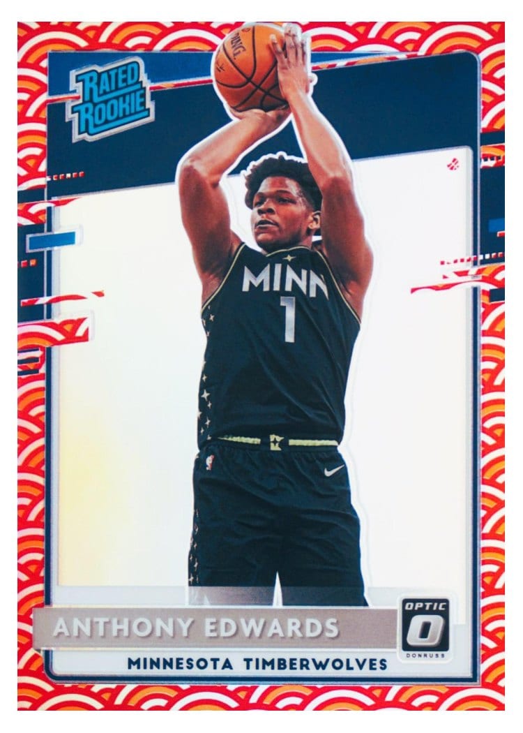 2020 Panini Donruss Optic Anthony Edwards #151 card