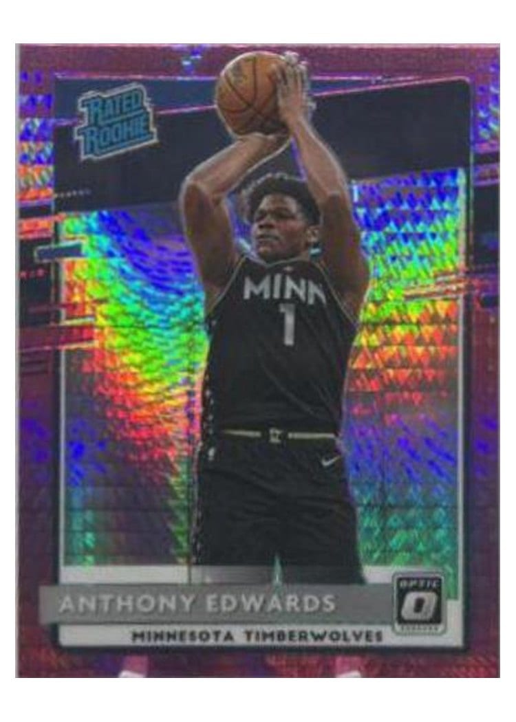 2020 Panini Donruss Optic Anthony Edwards #151 card