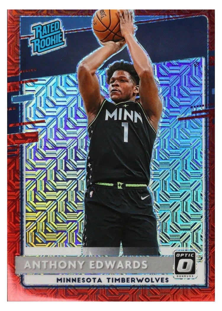 2020 Panini Donruss Optic Anthony Edwards #151 card