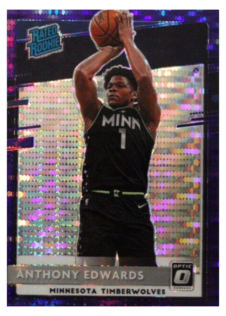 2020 Panini Donruss Optic Anthony Edwards #151 card