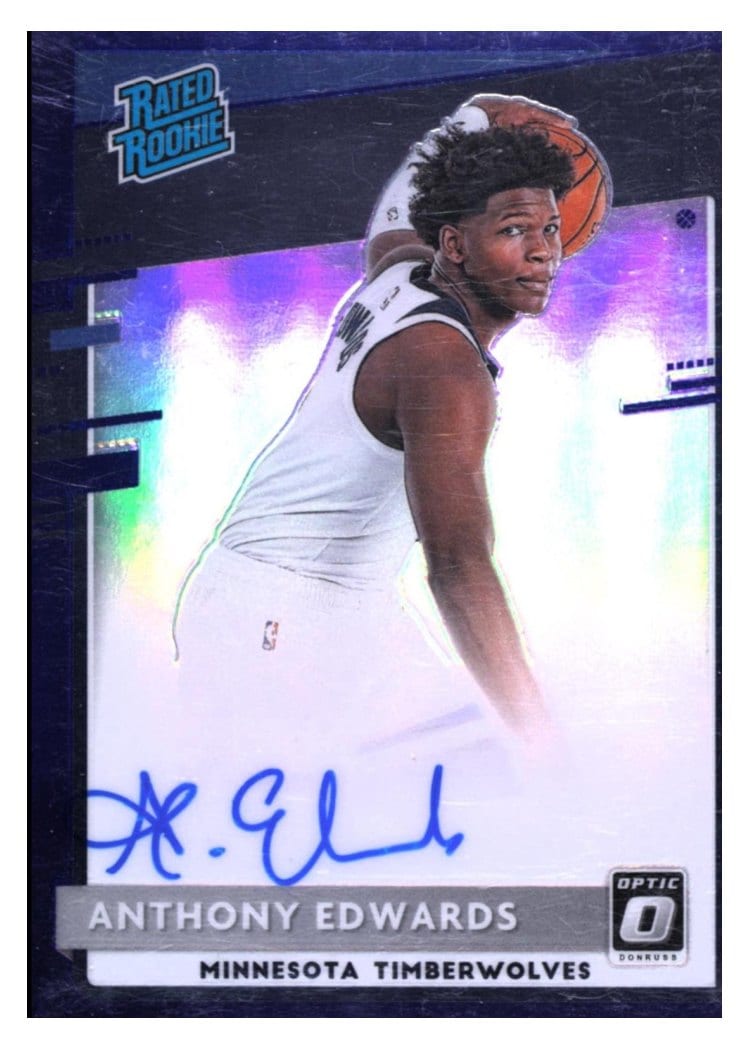 2020 Panini Donruss Optic Anthony Edwards #151 card