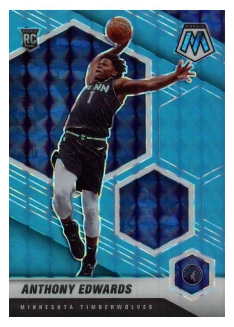 2020 Panini Mosaic Anthony Edwards #201 card