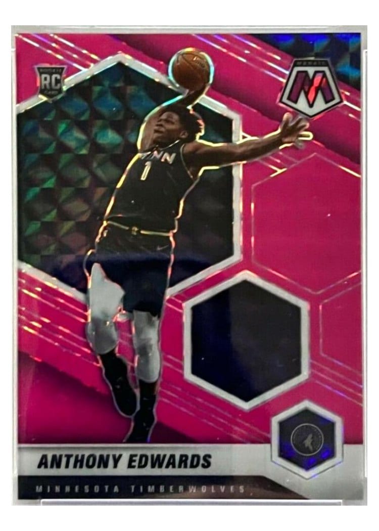 2020 Panini Mosaic Anthony Edwards #201 card