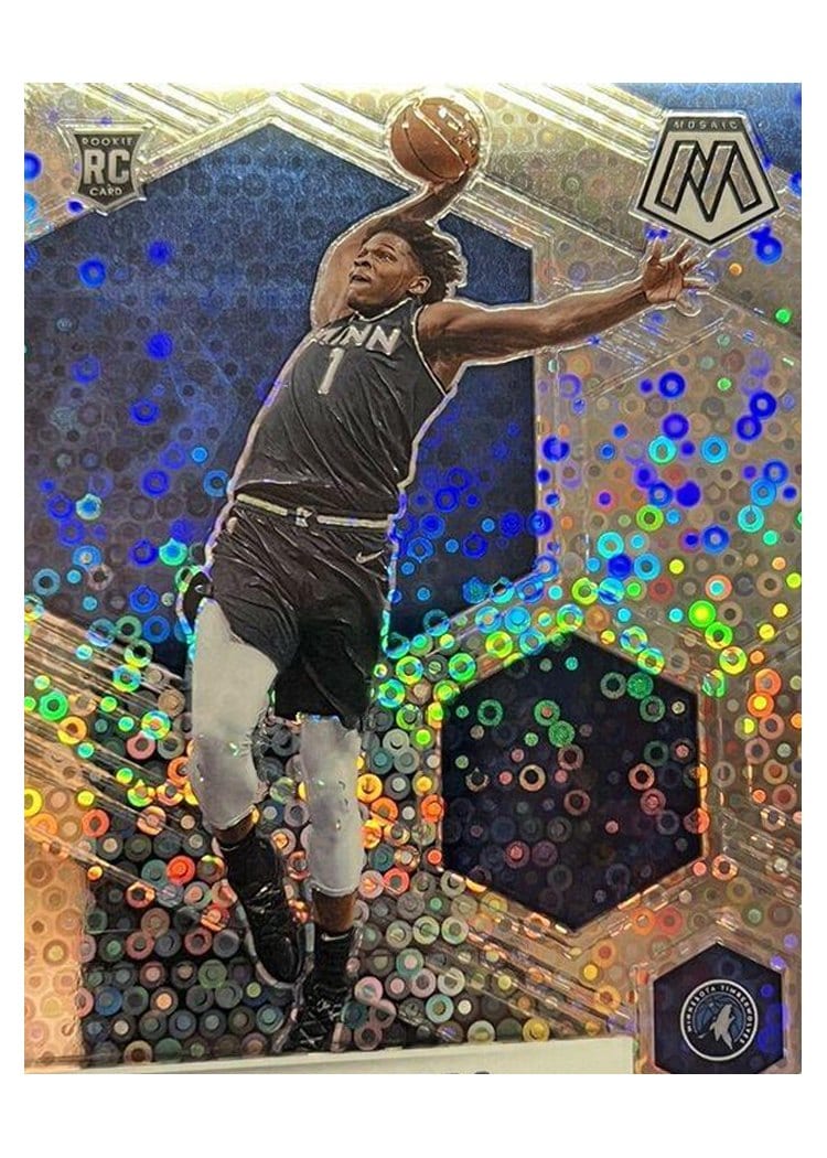2020 Panini Mosaic Anthony Edwards #201 card