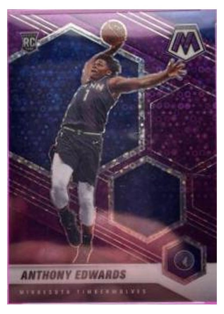 2020 Panini Mosaic Anthony Edwards #201 card
