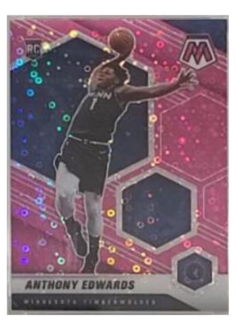 2020 Panini Mosaic Anthony Edwards #201 card