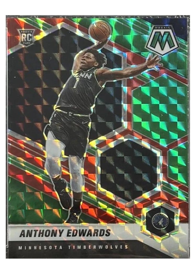 2020 Panini Mosaic Anthony Edwards #201 card