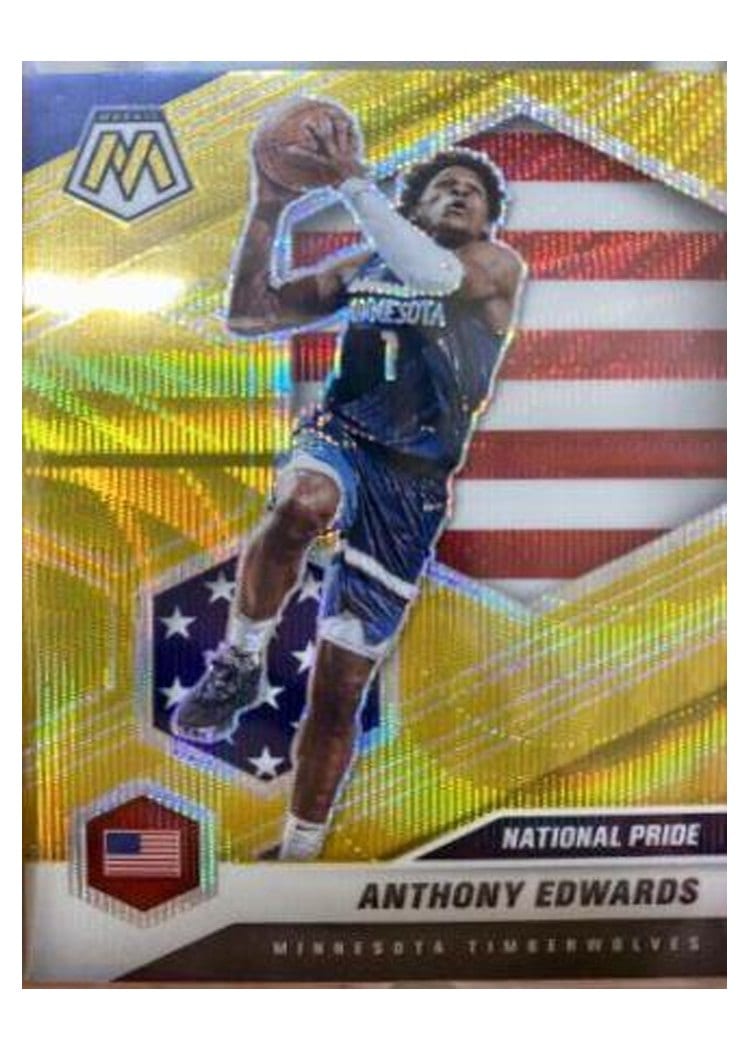 2020 Panini Mosaic Anthony Edwards #252 card