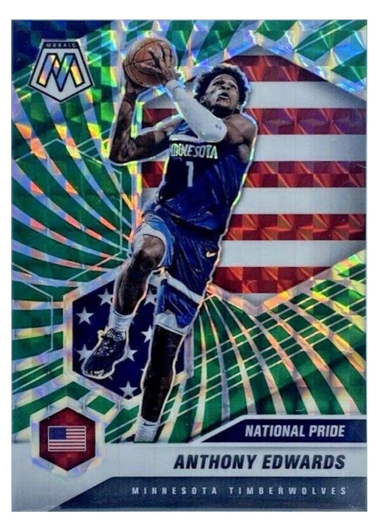 2020 Panini Mosaic Anthony Edwards #252 card