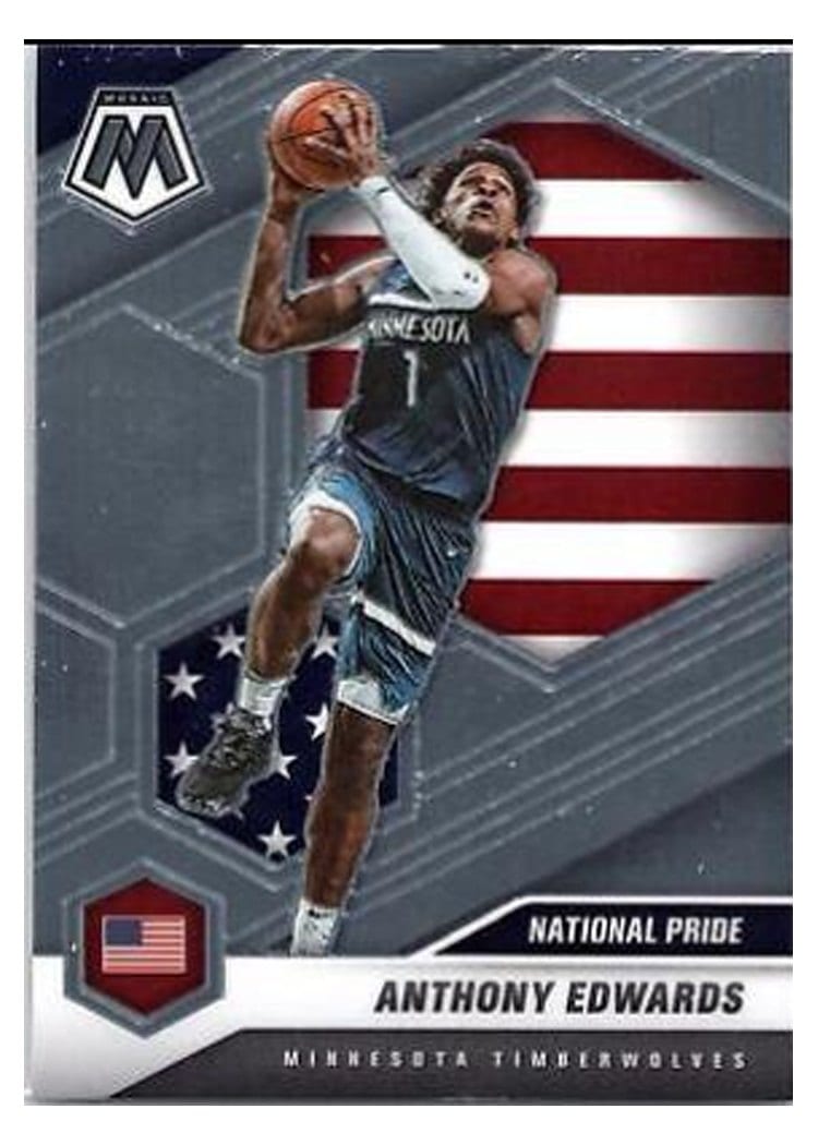 2020 Panini Mosaic Anthony Edwards #252 card