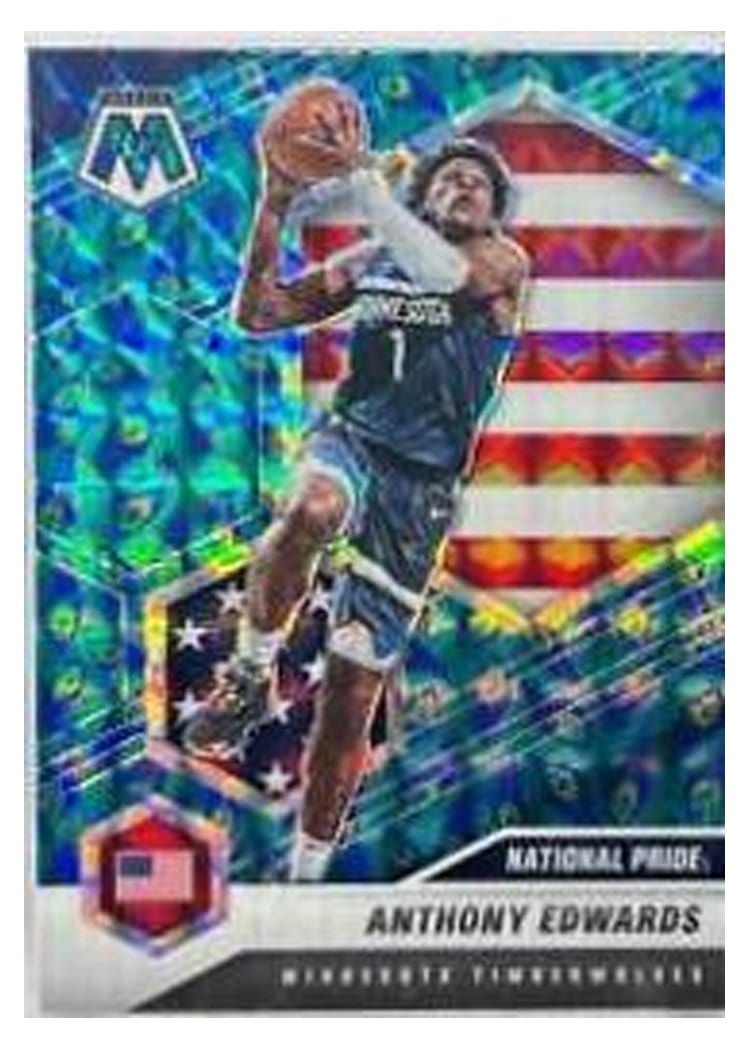 2020 Panini Mosaic Anthony Edwards #252 card