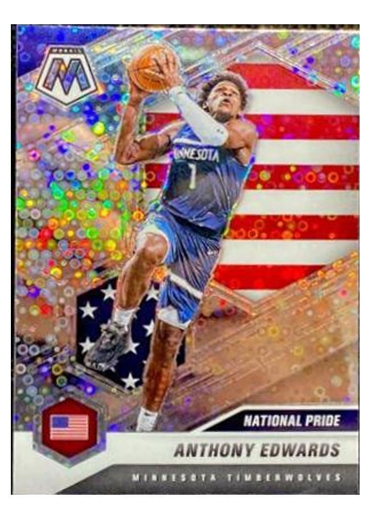 2020 Panini Mosaic Anthony Edwards #252 card
