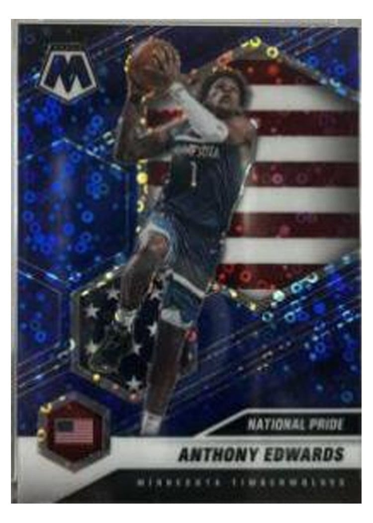 2020 Panini Mosaic Anthony Edwards #252 card