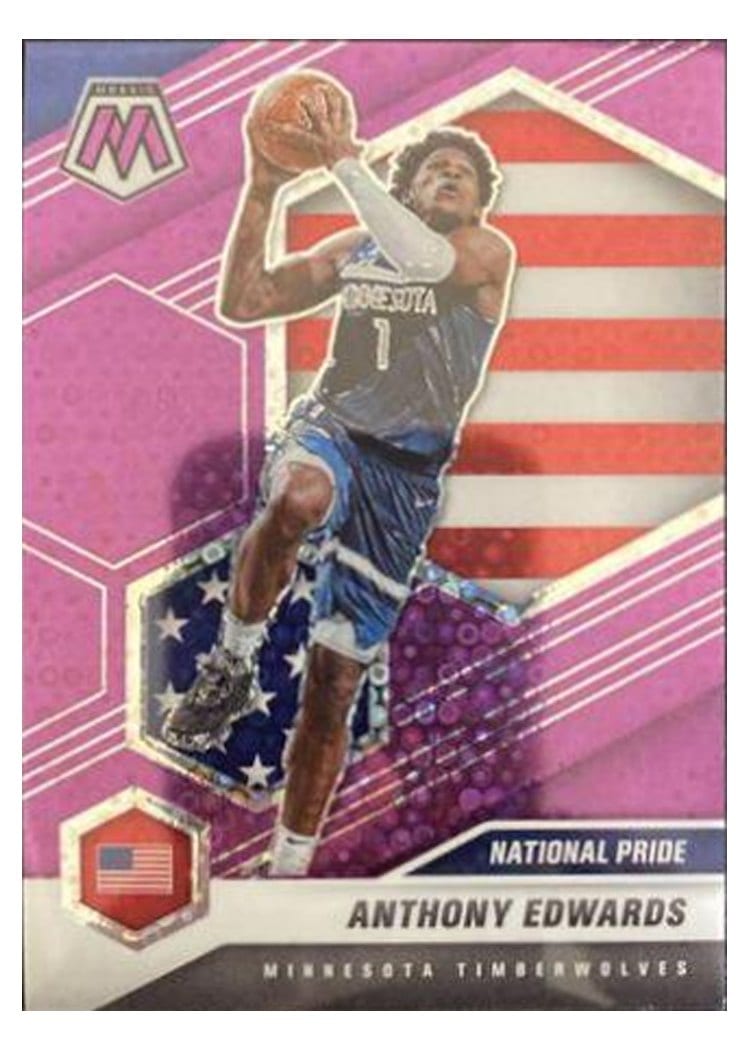 2020 Panini Mosaic Anthony Edwards #252 card