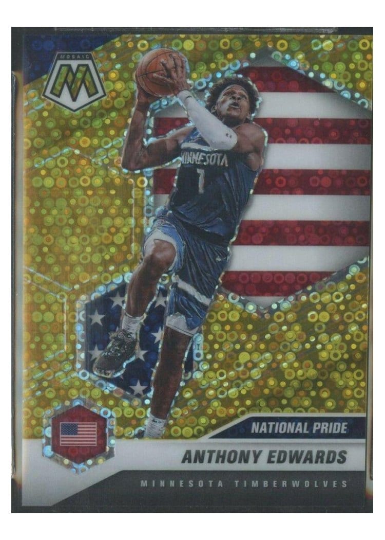 2020 Panini Mosaic Anthony Edwards #252 card