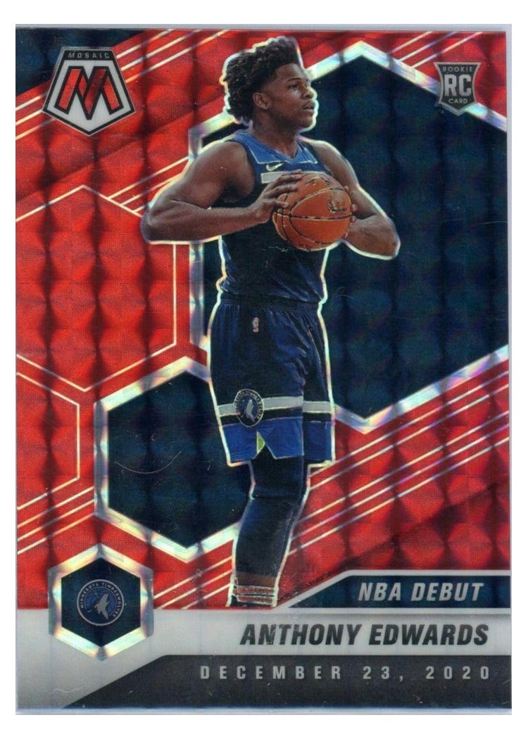 2020 Panini Mosaic Anthony Edwards #261 card